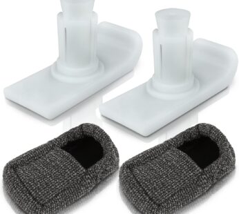 Vive Walker Ski Glides & Covers 4 PCS – Tennis Ball Accessories Sliders for Seniors, Unive