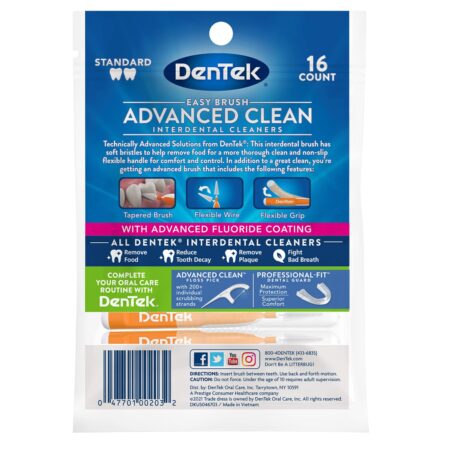 DenTek Easy Brush Interdental Cleaners, Mint, 16 Count - Image 6