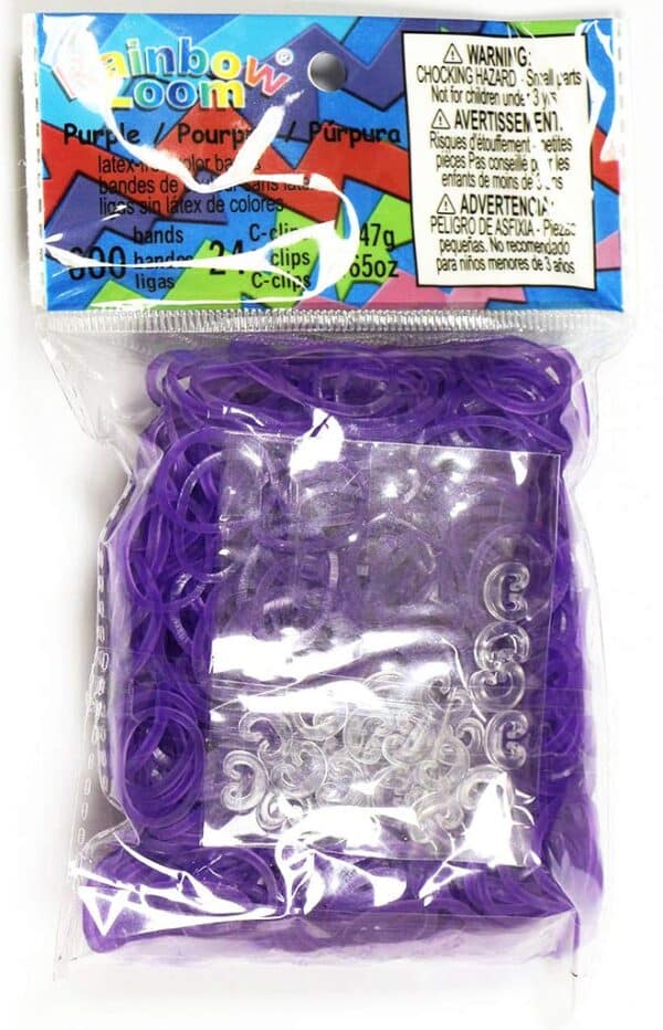 Rainbow Loom Twistz Bandz Refill - Jelly Purple