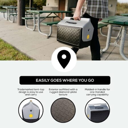 Igloo The Boss Playmate Cooler, Black/Grey, 14 Qt - Image 2