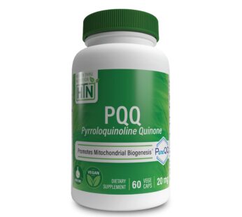 Health Thru Nutrition PQQ 20mg 60 Servings Pyrroloquinoline Quinone as PureQQ | Promotes M