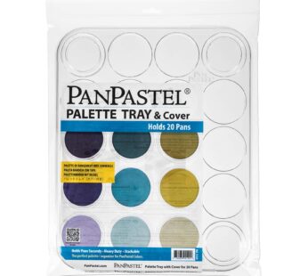 PanPastel 35020 Palette Tray w/Lid – Holds 20 Colors