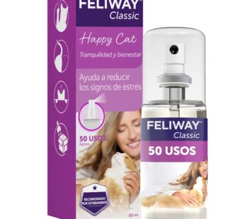 Feliway Spray (60ml) – Synthetic carming spray, Comforts & Reassures Cats in New Homes by
