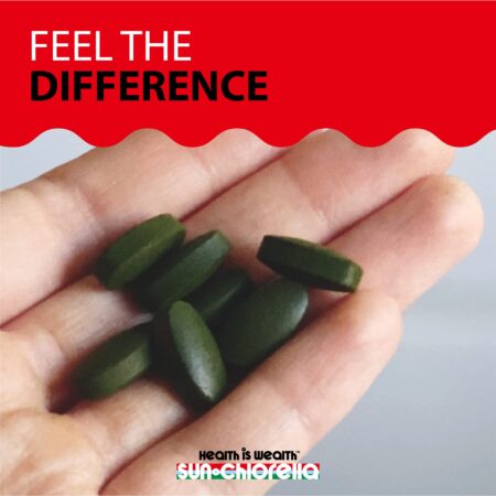 Sun Chlorella 500mg Whole Body Wellness Green Algae Superfood Supplement - Immune Defense, - Image 7