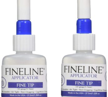 Fineline Applicators 20 Gauge Applicators & Bottles – Empty, pack of 2