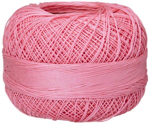 Lizbeth Size 80 HH80 Cotton Thread 184 yds 10 Grams, Pink Medium