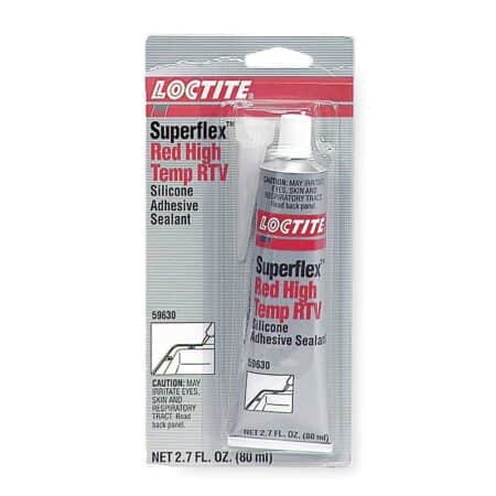 Loctite 59630 High Temperature RTV Silicone Adhesive Sealant, 80mL Tube, Red