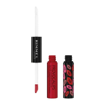 Rimmel London Provocalips 16hr Kiss-Proof Lip Color - Two-Step Liquid Lipstick to Lock in