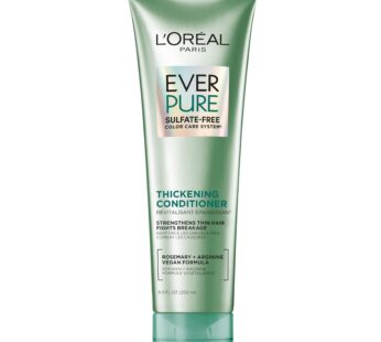 L’Oreal Paris Thickening Sulfate Free Conditioner, Thickens + Strengthens Thin, Fragile Ha