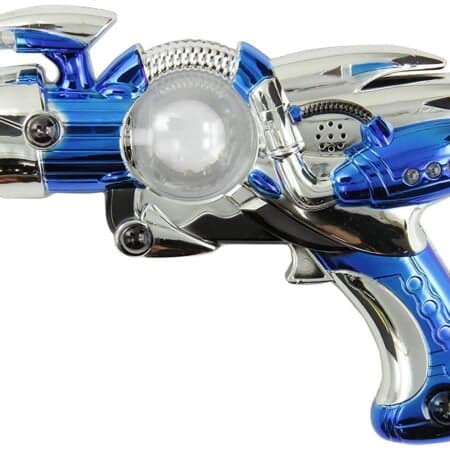 Super Spinning Laser Space Blaster with LED Light & Sound (Colors May Vary) - Image 2
