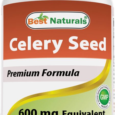 Best Naturals Celery Seed 600 Mg Tablet, 180 Count (817716014401) - Image 2