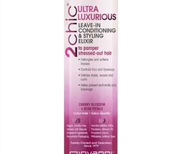 GIOVANNI 2chic Ultra-Luxurious Leave-In Conditioning & Styling Elixir – Smoothing Hair Cre