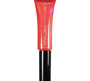 L’Or?al Paris Infallible PAINTS/LIPS, Cool Coral, 0.27 fl. oz.