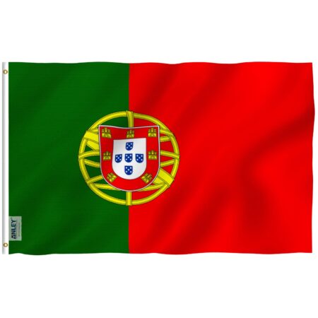 Anley Fly Breeze 3x5 Foot Portugal Flag - Vivid Color and Fade proof - Canvas Header and D