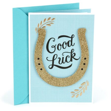 Hallmark Good Luck Card (Horseshoe) - Image 2