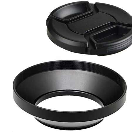 Fotasy 37mm Metal Wide Angle Lens Hood, Wide Lens Hood 37mm, for Canon Fuji Leica Leitz Ni - Image 2