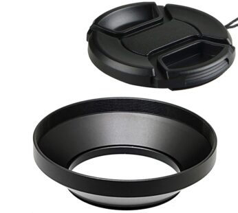 Fotasy 37mm Metal Wide Angle Lens Hood, Wide Lens Hood 37mm, for Canon Fuji Leica Leitz Ni