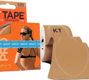 KT Tape, Pro Synthetic Kinesiology Athletic Tape, 16? Uncut Roll, Stealth Beige