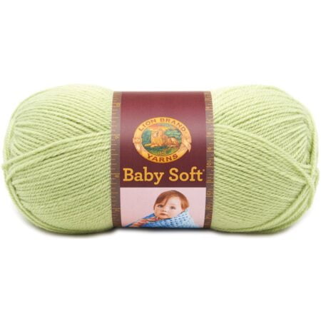 Lion Brand Yarn (1 Skein) Babysoft Baby Yarn Yarn, Sweet Pea