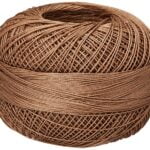 Lizbeth Size 80 HH80 Cotton Thread 184 yds 10 Grams, Mocha Brown Medium