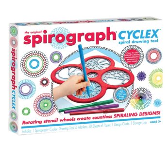 Spirograph   Cyclex Set   Art Kit   Rotating Stencil Wheel Creates Countless Designs   for