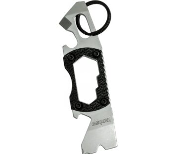 Kershaw PT-2 Compact Keychain Pry Tool (8810X); Features Bottle Opener, Two Screwdriver Ti