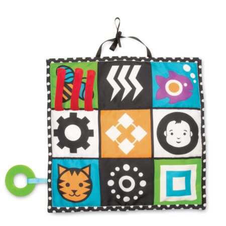 Manhattan Toy Wimmer-Ferguson Double Sided 3-in-1 Triangle Play and Pat Activity Mat - Image 2