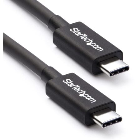 StarTech.com 2m (6.6ft) Passive Thunderbolt 3 Cable, 20Gbps, 100W PD, 4K Video, Thunderbol - Image 2