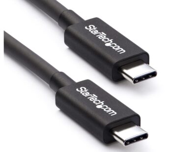 StarTech.com 2m (6.6ft) Passive Thunderbolt 3 Cable, 20Gbps, 100W PD, 4K Video, Thunderbol