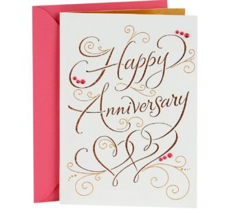 Hallmark Signature Anniversary Card for Couple (Happy Anniversary)