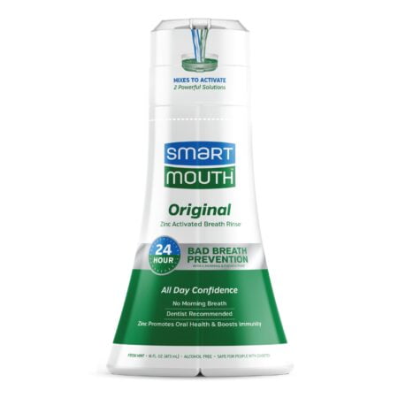 SmartMouth Original Activated Mouthwash - Adult Mouthwash for Fresh Breath - Oral Rinse fo