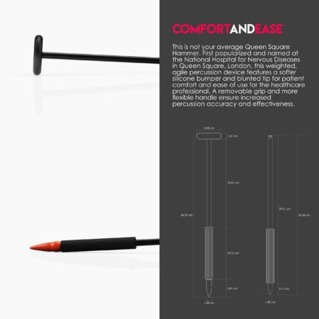 MDF Instruments, Queen Square Neurological Reflex Hammer with Pointed tip for Superficial - Image 4