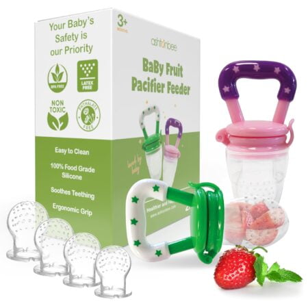 Baby Fruit Pacifer Feeder 2 Pack Perfect for Introducing Solid Foods 6-12 Months Fresh Foo - Image 2