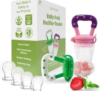 Baby Fruit Pacifer Feeder 2 Pack Perfect for Introducing Solid Foods 6-12 Months Fresh Foo