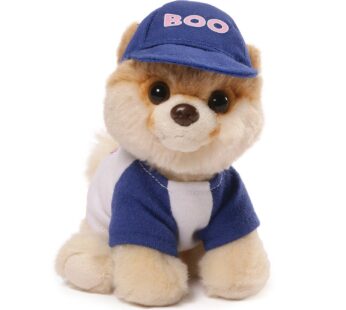 GUND Itty Bitty Boo #031 Baseball Dog Stuffed Animal Plush, 5″