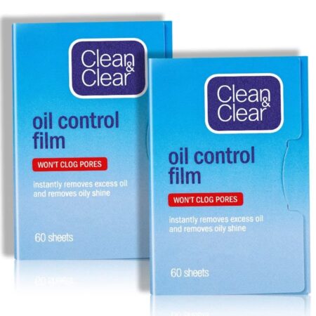 Oil Control Film Replacment for Clean & Clear Oil-Absorbing Sheets,2 Pack(total 120sheets)
