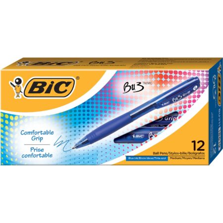 BIC Ballpoint Retractable Pens (BU311BE), Blue - Image 2