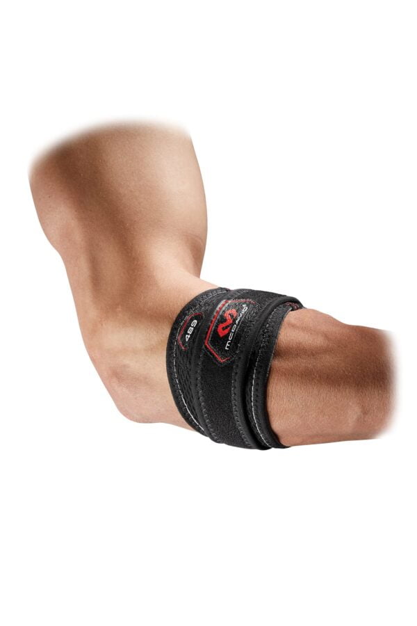 McDavid 489 Elbow Starp with Pads, Large, Black - Image 3