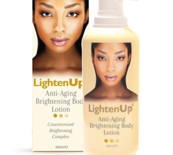 LightenUp Anti-Aging Body Lotion 400ml – Brightening Body Lotion with Argan Oil and Shea B