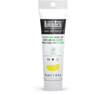 Liquitex Professional Heavy Body Acrylic Paint, 2-oz (59ml) Tube, Cadmium Free Yellow Ligh