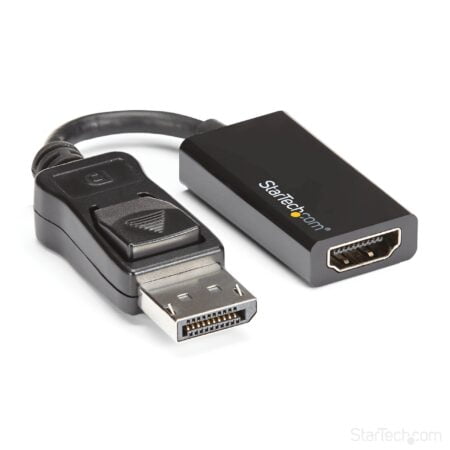 StarTech.com DisplayPort to HDMI Adapter - 4K 60Hz Active DP 1.4 to HDMI 2.0 Video Convert