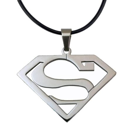 Tapp Collections Stainless Steel Superhero Pendant Necklace - Image 2