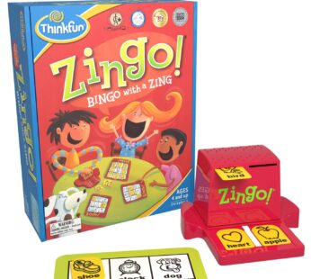 ThinkFun Zingo Bingo – Unique Pre-Reading Game for Kids | Boosts Language & Matching Skill