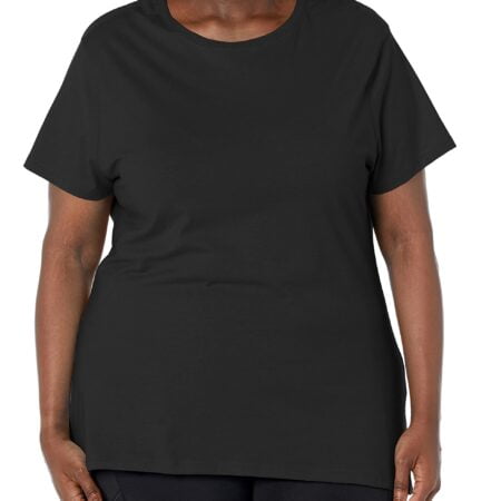 Just My Size Plus-Size Pure Cotton Jersey T-Shirt, Wide Classic Crewneck Tee for Women - Image 2