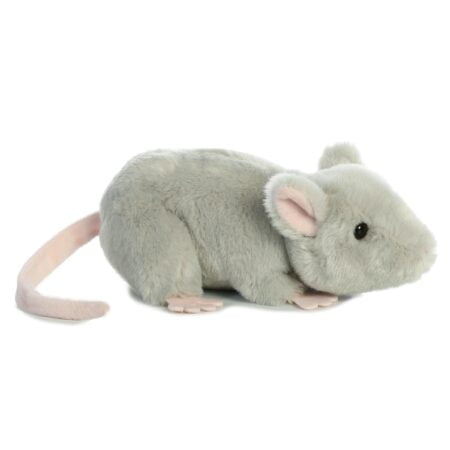 Aurora  Adorable Mini Flopsie  Mouse Stuffed Animal - Playful Ease - Timeless Companions -