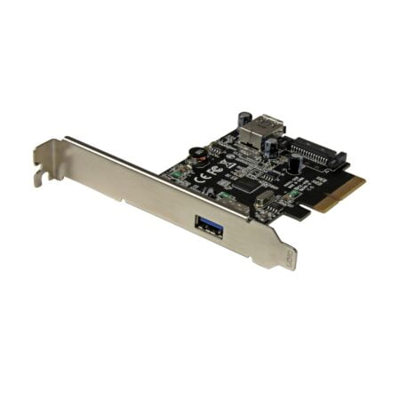 StarTech.com USB 3.1 PCIE Card - 5 Port - 1x USB-C - 2x USB-A - 1x 2 Port IDC - Internal U