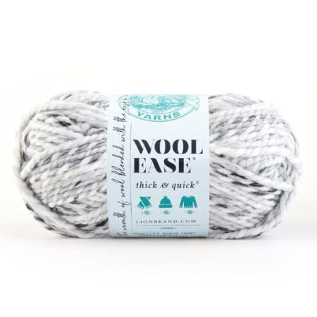 Lion Brand Yarn Wool-Ease Thick & Quick Bulky Yarn, Marble