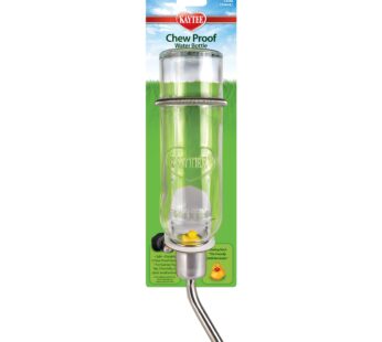 Kaytee Chew-Proof Water Bottle for Pet Rabbits, Ferrets, Guinea Pigs and Chinchillas, 12 o