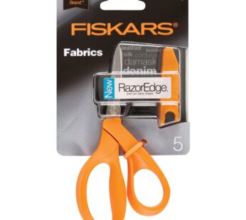 Fiskars Crafts 8150 RazorEdge Fabric Shears, 5-Inch