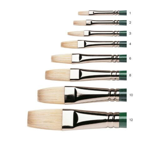 Winsor & Newton Winton Hog Bristle Brush-Flat #10 - Image 3